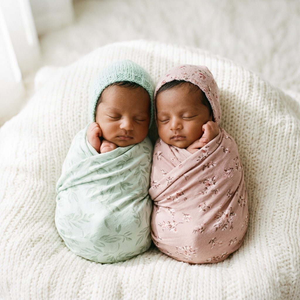 Newborn twins